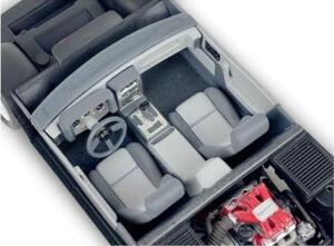 14573 1985 Pontiac Fiero Gt 1:24 Ölçekli 79 Parça Beceri Seviyesi 4 Model Yapı Kiti