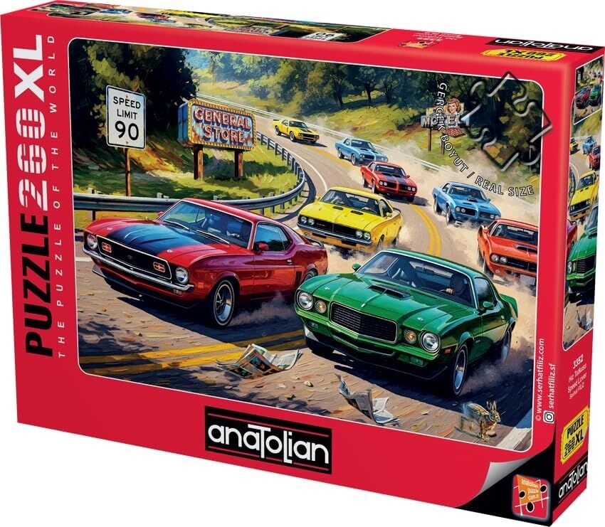 Puzzle - Hız TUTKUSU,260 Parça Puzzle, #3352