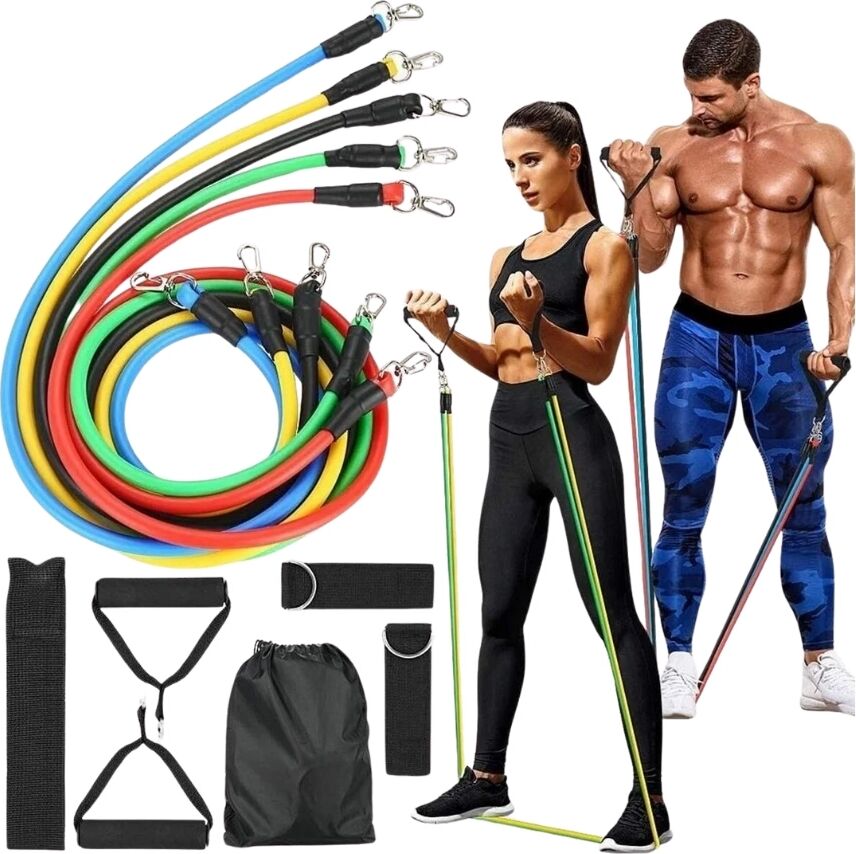 Full Body Antrenman Için Kapı Arkası Spor Bandı ve Aksesuar Seti
