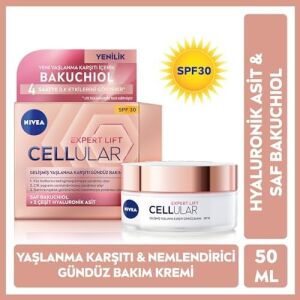 Cellular Expert Lift Doğal Retinol Alternatifi Saf Bakuchiol ve Hyaluronik Asit Içeren Kırışıklık Karşıtı ve Nemlendirici Gündüz Kremi 50 ml