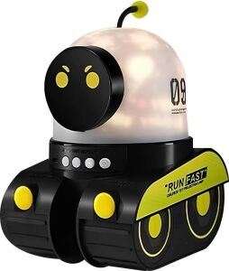 Çocuklar Için Eğitici ve Eğlenceli Robot Temalı Projektör Gece Lambası