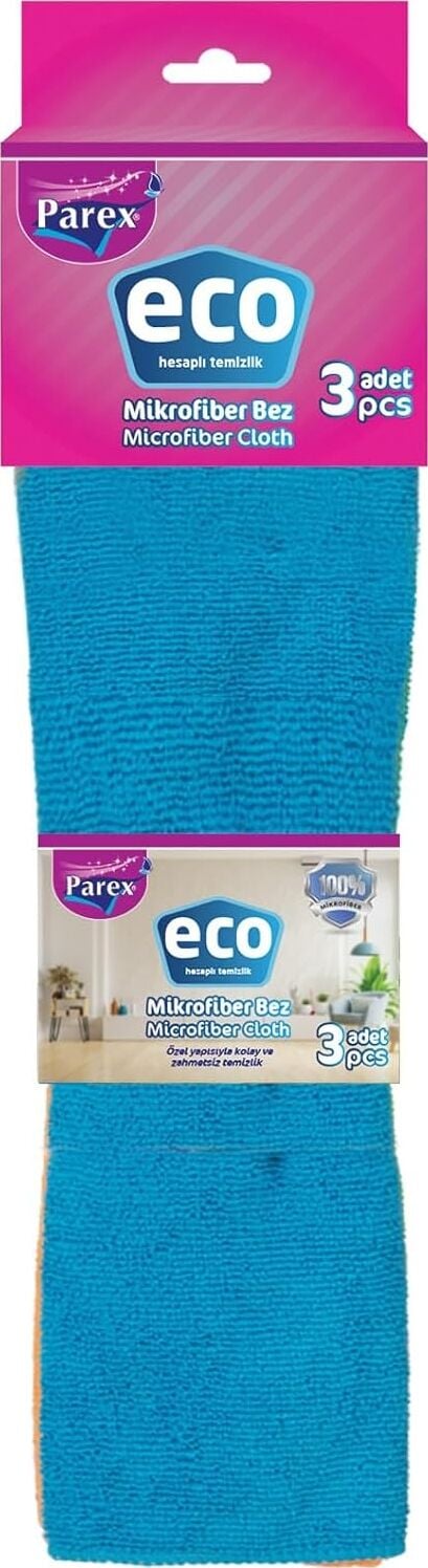 Eco 3’lü Mikrofiber Bez