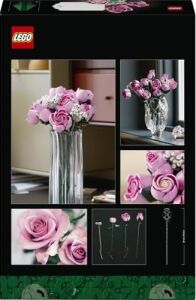 Pembe Gül Buketi 10374 - Yetişkinler Için Tomurcuk ve Açmış Olarak 12 Pembe Gül ile 4 Bahar Yıldızı Çiçeği Içeren Sevgililer Günü'ne Özel Dekoratif Model Yapım Seti (789 Parça)