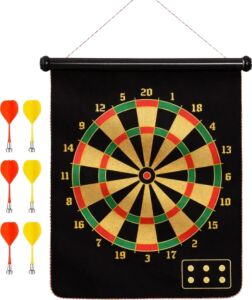 Manyetik Dart Oyunu Katlanabilir Güvenli Dart Seti 6 Ok Hediyeli