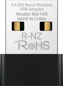 MA14N | AX300 Mbps USB Wi‑fi 6 Adaptör | Kolay Kurulum | Windows & Linux Uyumlu | Tak‑çalıştır