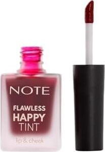 Flawless Happy Tint Lip & Cheek 02 Cherry Dudak ve Yanak Renklendirici Likit Allık, Mor