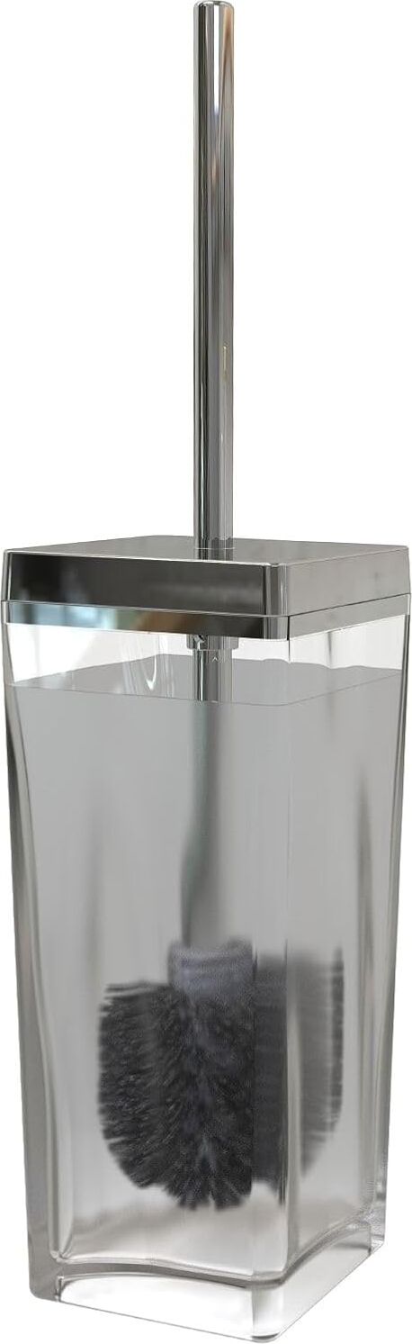 Biga Wc Fırça Şeffaf-Krom