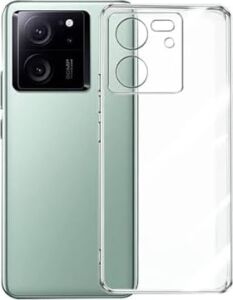 Xiaomi Mi 13T Pro ile Uyumlu Kılıf Z-Droga Kapak Şeffaf Pürüzsüz Yüzey Kamera Çıkıntılı Koruma Xiaomi Mi 13T Pro Için Şeffaf Sert Kılıf