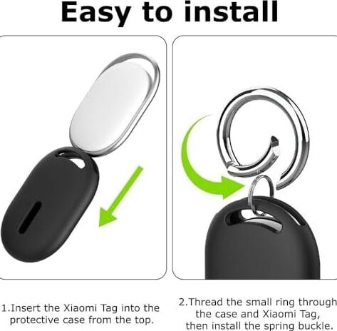 Xiaomi Ile Uyumlu Mi Tag Için Silikon Yumuşak Kılıf Anahtarlık Için Kılıf Çizilmeye ve Düşmeye Karşı Koruma Anahtar Bavul Evcil Hayvan Araç Motor Için Uygun (Lacivert)