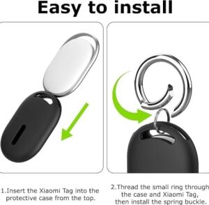 Xiaomi Ile Uyumlu Mi Tag Için Silikon Yumuşak Kılıf Anahtarlık Için Kılıf Çizilmeye ve Düşmeye Karşı Koruma Anahtar Bavul Evcil Hayvan Araç Motor Için Uygun (Lacivert)