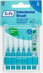 0.6 mm - Mavi Diş Arayüz Fırçası (1 x 6 Adet)