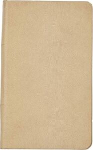 Vantas KN-125-BJ Termo Suni Deri Not Defter, Bej