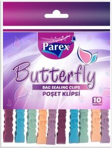 Butterfly Poşet Klipsi 10'lu