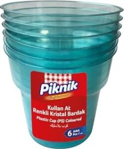 Piknik Kullan-At Kristal Bar.6'li Renkli