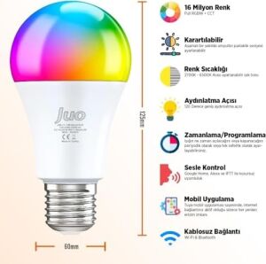 Lumex Akıllı Ampul 11W LED Rgb Wifi & Bluetooth