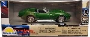 Newray 1:43 Diecast Koleksiyon Metal Araba 1969 Chevrolet Corvette