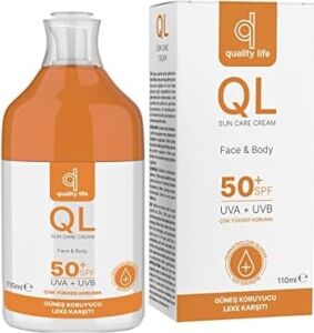 Ql Yüz Güneş Kremi 50 + Spf Faktör Leke Karşıtı Çok Yüksek Koruma (1 x 110 Ml)