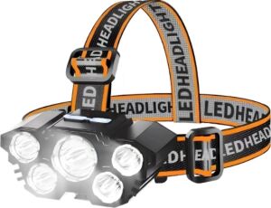 150W 5 LED Ultra Güçlü Kafa Lambası