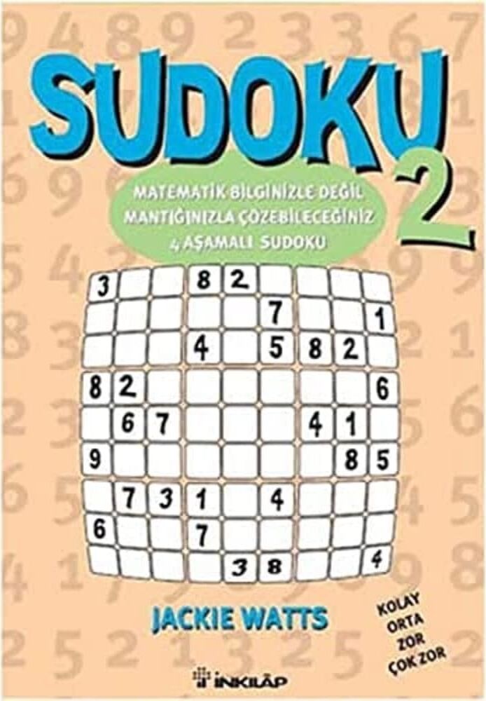 Sudoku 2: Matematik Bilginizle Değil Mantığınızla Çözebileceğiniz 4 Aşamalı Sudoku