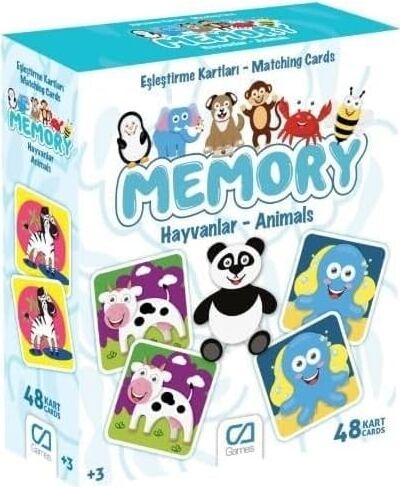 Hayvanlar - Memory Eşleştirme Kartları