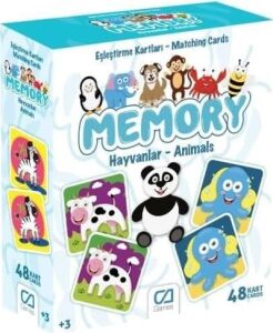 Hayvanlar - Memory Eşleştirme Kartları