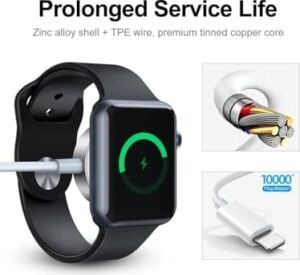 S-İW005 Type-C Apple Watch Uyumlu 2in1 Manyetik Şarj