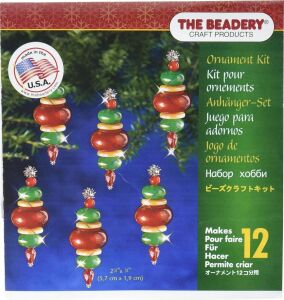 Beadery -5941 Plastik Tatil Boncuklu Süs Seti Victoria Bibloları 5,72 cm x 1,92 cm 12 Adet