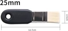 1 Adet 25 mm Yağlı Boya Akrilik Boya Goaj Boya Fırçası Naylon Fırça CIN675