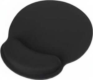 Comfipad Bilek Destekli Konfor Kaymaz Ergonomik Mouse Pad Siyah Siyah
