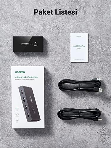 4 Port USB Pc Switch Paylaşım Adaptörü