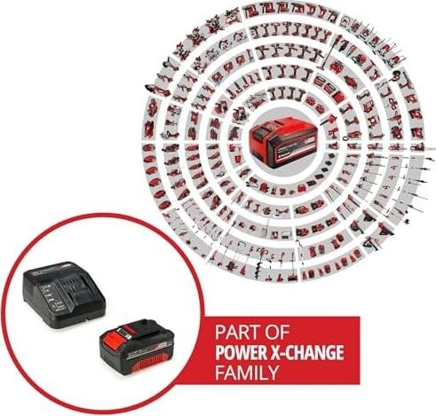 Orijinal  Akü ve Şarj Cihazı Başlangıç Kiti Power X-Change (Akü, Li-Ion, 18 V, 4.0 Ah Akü ve Hızlı Şarj Cihazı, Tüm Power X-Change Cihazları ile Uyumlu) - 4512042