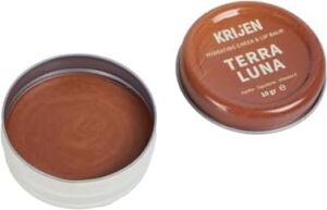 Terra Luna Bronz Renkli Dudak & Yanak Balmı | Bitkisel Krem Allık&ruj&far