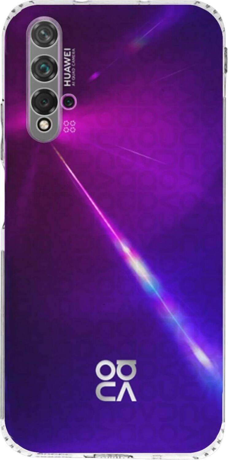 Honor Nova 5t ile Uyumlu Kapak Kamera Korumalı Silikon Şeffaf Kılıf