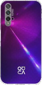 Honor Nova 5t ile Uyumlu Kapak Kamera Korumalı Silikon Şeffaf Kılıf