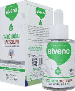 SIVENO%100 Doğal Saç Bakım Serumu Biberiye Yağlı Dökülme Karşıtı Onarıcı 10 Mucizevi Yağ 30 ml