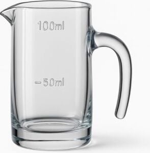 6’lı Cam Sosluk Seti – 100 ml Ölçekli Kulplu Sos Kabı, Şeffaf Mini Ölçü Bardağı, Kahvaltı, Tatlı ve Mutfak Sunumları Için