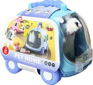 JND-6802 Taşıma Araba Çantalı Hareketli Pilli Köpek Set - Stokta Olan Renk Gönderilir