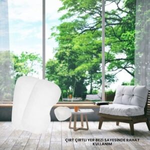 Fakir Alina Clean Buharlı Temizleyici ile Uyumlu Yer Mop Bezi ve Cam Bezi
