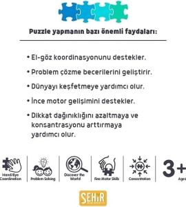 Manzara ve Gemi 1000 Parça 2,2mm Kalınlık 48X68CM Profesyonel Hobi Puzzle Yapboz Serisi