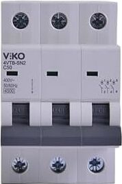 4VTB-3C50 Otomatik Sigorta 4,5ka C Tipi 3 Kutup 50A