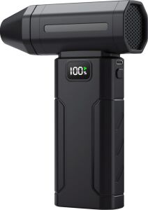 Turbo Jet Fan X8 - Çok Amaçlı Yüksek Güçlü El Fanı - 5 Kademeli Hız Ayarı, Usb-C Şarjlı, LED Aydınlatma - Bilgisayar Toz Temizleme, Mangal Yakma ve Dış Mekan Için Güçlü Hava Üfleyici (X8)