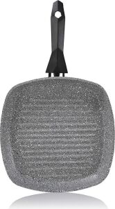 Cory Yanmaz Yapışmaz Kare Grill Tava 28CM-GRI