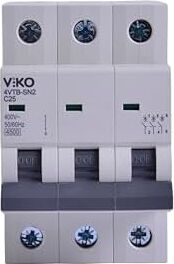 4VTB-3C25 Otomatik Sigorta 4,5ka C Tipi 3 Kutup 25A