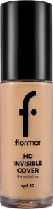 Invisible Cover Hd Hafif Yapılı & Yarı Parlak Bitişli SPF30 Fondöten