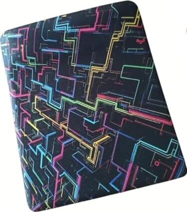 Usin Bileklikli Desenli Bilek Destekli Kaymaz Taban Bilgisayar Notebook Mouse Pad (Labirent)