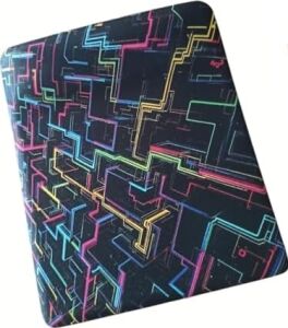 Usin Bileklikli Desenli Bilek Destekli Kaymaz Taban Bilgisayar Notebook Mouse Pad (Labirent)