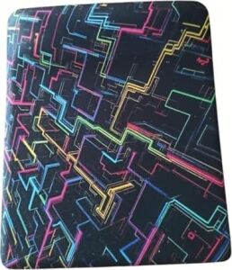 Usin Bileklikli Desenli Bilek Destekli Kaymaz Taban Bilgisayar Notebook Mouse Pad (Labirent)