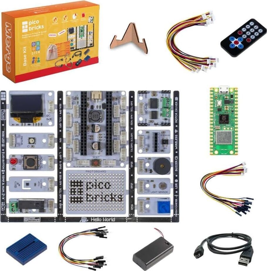Picobricks Raspberry Pi Pico Geliştirme Kiti (Base Kit)
