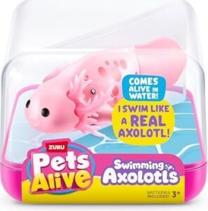Zuru Pets Alive Yüzme Axolotl Serisi -1 Rastgele Renk