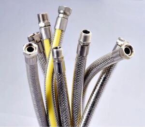 Ocak Fırın Doğalgaz Bağlantı Fleksi Extra Korumalı Hortum 0.50 cm